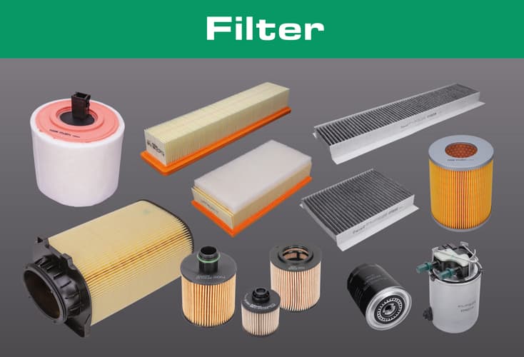 FUCHS carparts Filter: Auswahl aus dem Sortiment